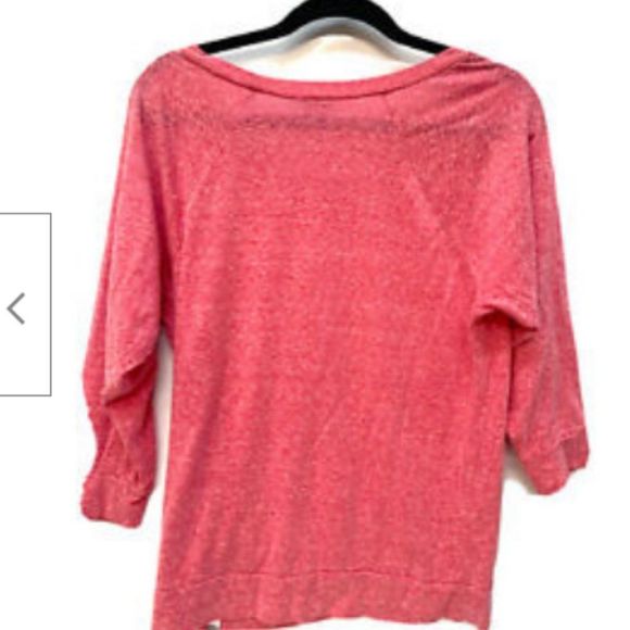 Roxy Womens Light Pink Long Sleeve Sweater Top S/P CH - Picture 2 of 3